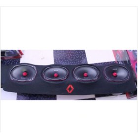 Resim Broadway Renault Arka Pandizot Polyester Kaplamalı Fıber Mdf Oval 4 Lu Yuvalı 