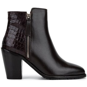 Resim Tamer Tanca Kadın Hakiki Deri Kahverengi Klasik Bot 33 9515 Bn Bot Sk25-26 Kahve Derı/kroko Kahve 