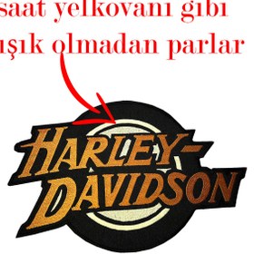 Resim SUNA GİYİM harley büyük boy ceket yelek için arma 
