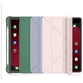 Resim iPad Uyumlu Air Uyumlu 2 Uyumlu 9.7 Kılıf Kalem Bölmeli Trifolding Case A1566 A1 