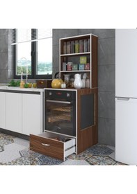 Resim Kenzlife ankastre fırın dolabı gönül cvz 165*60*56 mutfak çekmeceli 