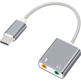 Resim OEM Usb Type-c Harici Ses Kartı 