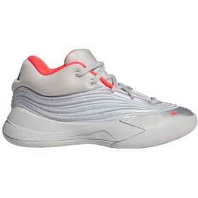 Resim Adidas Dame X J Çocuk Basketbol Ayakabbısı Kj7094 Gri 