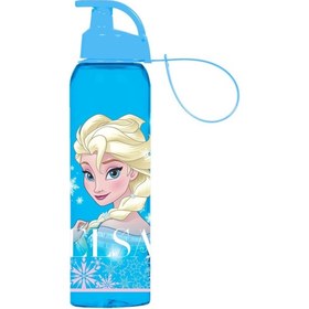 Resim Herevin Frozen Elsa Askılı Şeffaf Suluk-Matara (750 ml) 