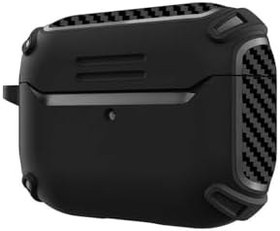 Resim Gpack Pro Kulaklık Kılıfı, Sert Armor Karbon Görünüm, A26, Koyu Yeşil 