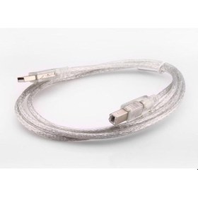 Resim S-Link Sl-U2003 Usb 2.0 3 Metre Şefaf Yazıcı Kablosu 