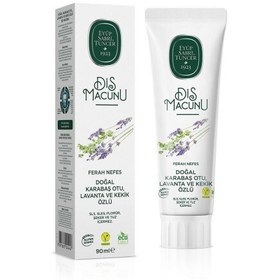 Resim Eyüp Sabri Tuncer Doğal Karabaş Lavanta Kekik Diş Macunu 90 Ml 