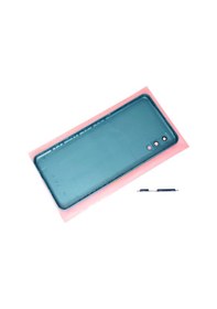 Resim Samsung Galaxy A02 Uyumlu Full Kasa Arka Kapak Batarya Kapağı - Mavi Çok Renkli 