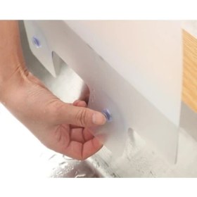 Resim Yusa Stores Lavabo ve Ocak Sıçrama Önleyici Vantuzlu Kalkan 