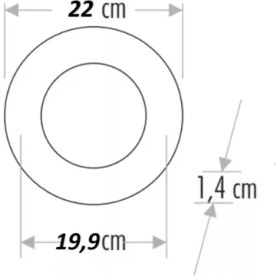 Resim Cata Ct 5129 18W Siyah Kasa LED Spot Beyaz Işık 6400K 