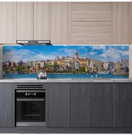 Resim Mutfak Tezgah Arası Folyo Fayans Kaplama Folyosu İstanbul Galata 