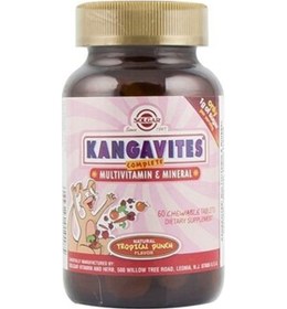 Resim Solgar Kangavites Tropikal Meyve Aromalı 60 Tablet 