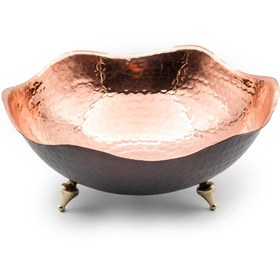 Resim ANTEPSEPETİ BAKIR ESKİTME DALGALI GONDOL (16CM) 