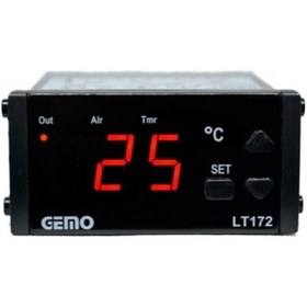 Resim Gemo LT172-230VAC-R ON/OFF Sıcaklık Kontrol Cihazı + GM-NTC-105C Sıcaklık Algılayıcısı 
