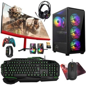 Resim Turbox Tx4826 i7 2600 16GB Ram 1TB SSD 4GB GT740 GDDR5 Ekran Kartı 23.6 Curved Monitör Bilgisayar 