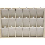 Resim Suntek Vanity Tezgah Jade Için Ahşap Takı Organizatör Raf 