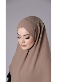 Resim Hürrem Bone Yavru Ağzı Pratik Hazır Geçmeli Tesettür Eşarp Aerobin Kumaş Çapraz Hijab 2307 35 Yavru ağzı 