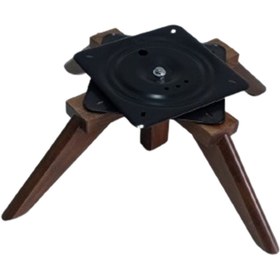 Resim KamusalMarket Ahşap Berjer Ayağı Döner 