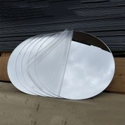 Resim 6 adet Klasik Stil 20cm Yuvarlak Akrilik Duvar Aynaları, Kendinden Yapışkanlı Dekoratif Ayna Çıkartmaları, Seramik Yüzey Uyumlu, Yatay Yönlendirme, Elektrik Gerektirmez, Daire Dekorasyonu İçin Kendin Yap Çıkarılabilir Dairesel Ayna 