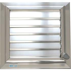 Resim Winlüx Eloksallı Alüminyum Banyo Menfezi Parlak Gri 