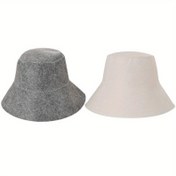 Resim 1 adet Isıya Dayanıklı Keçe Sauna Şapkası - İzole, Emici, Yüksek Sıcaklık Dayanıklı Saç Sarma için Spa ve Sauna Kullanımı, Taşınabilir Tasarım, Hafif ve Dayanıklı, Rahatlık ve Sağlık için İdeal, Sauna Aksesuarı | Minimalist Tasarım | Emici Kumaş 