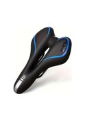 Resim Chuangyinshop Mavi Ergonomik Delikli Nefes Alabilir Bisiklet Selesi - Yumuşak Pu Sünger Mavi 