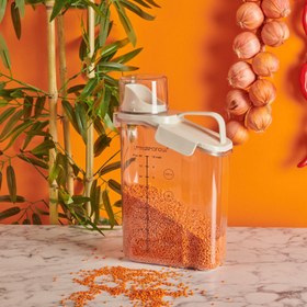 Resim Arow Ölçülü Saklama Kabı - Gri - 2000 ml 