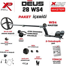 Resim XP Deus Dedektör - 28cm X35 Başlık, WS4 Master 