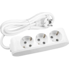 Resim Viko Multi Let (3'lü) Üçlü Priz Topraklı Çocuk Korumalı Kablolu 1 (Bir) Metre (8 Adet) 