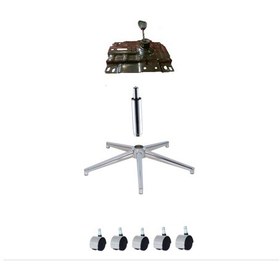 Resim Turaofis Kollu Sekreter Tablası 100'Lük Amortisör Ahtapot Krom Ayak Krom T 