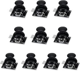 Resim 10pcs PS2 Joystick Game Controller module XY Dual-axis Joystick Breakout Module For Arduino 