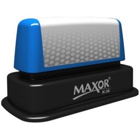 Resim Maxor-flash Kaşe K-34 / Şirket Kaşesi / Acil Kaşe Mavi 