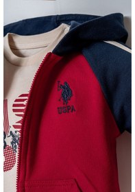 Resim U.s. Polo Assn. Erkek Bebek Kırmızı 3lü Takım Usb2866-c-v2 Kırmızı 