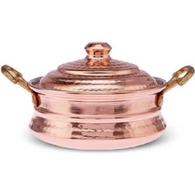 Resim Karaca Ahlat Bakır Mini Güveç Tencere 10 cm 