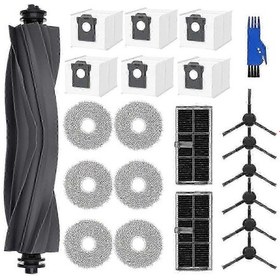 Resim Dreame L10s Pro Ultra Heat Robot Süpürge Aksesuarları: Ana Fırça, Hepa Filtre, Paspas Bezi, Toz Torbaları Gösterildiği Gibi 