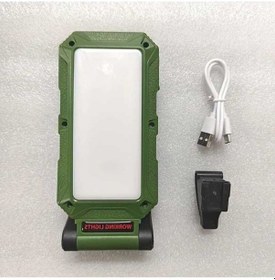 Resim Pazly Taşınabilir Güneş Enerjili Acil Durum Lambası Lyd4000, 4000mah Lityum Pil, Kamp Ve Açık Hava Sporları İçin Yeşil Led Işık 