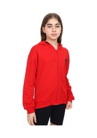 Resim Toontoy Kız Çocuk Nakışlı Hırka Kırmızı 