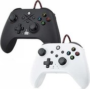 Resim Gamrombo Wired Controller 2 Pack Compatible with Xbox Series X|S/Xbox One|S|X/Windows PC10|11 Gaming Controller with Audio Jack & Volume Button/Turbo/Macro/10ft cable(Black+White) 