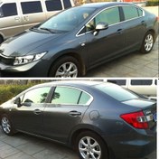 Resim Honda Civic 2012 Krom Cam Çerçevesi 