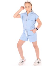 Resim Toontoy Kız Çocuk Tulum Mavi 