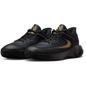 Resim Nike Giannis Immortality 4 Erkek Siyah Basketbol Ayakkabısı FQ3680-010 