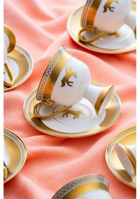 Resim Acar Franco 6 Kişilik Kahve Fincanı Takımı - 90 Ml Beyaz 