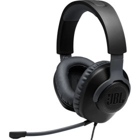 Resim JBL Quantum 100 Çıkarılabilir Mikrofonlu 3.5mm Gaming Kulak Üstü Kulaklık - Siyah 