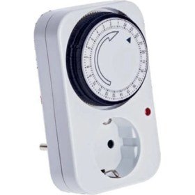 Resim Normadia Priz Tipi Analog Zaman Saati Dijital Gösterge ve Kolay Kullanım 