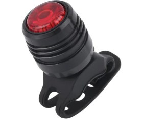 Resim Profisher Bisiklet LED Kuyruk Ikaz Işık Şarj Edilebilir Dahili Pil Edilebilir USB Kablo Siyah 