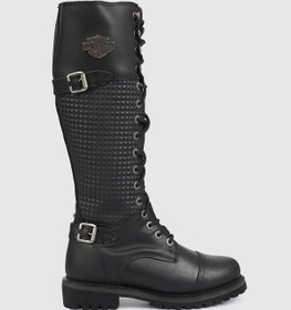 Resim Harley Davidson Tiny Siyah Kadın Deri Bot 025Z100533 