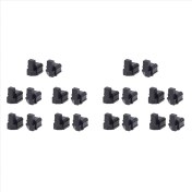 Resim Celestial Forge Nintend Anahtarı Için 10 Çift Kilit Tokası Ns Ns Nx Joycon Yedek Onarım Parçaları Joy-Con Gevşek Onarım Tokası Kilit Siyah (Yurt Dışından) 