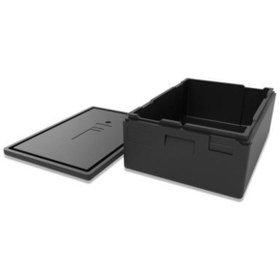 Resim Empero Carrybox Thermobox, Üstten Yüklemeli, 60x40x30 Cm, 81 L, Siyah 