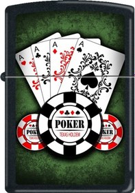 Resim Zippo Çakmak Poker Aces 