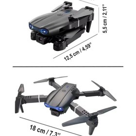 Resim MISAWA E99 Katlanabilir Drone, Profesyonel Hd Kamera, Wifi, Fpv Fotoğraf Quadcopter Selfie Drone 
